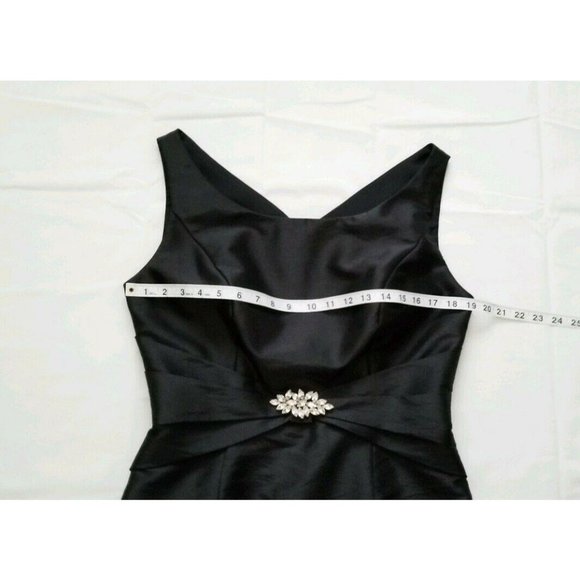 Jade By Jasmine Women’s Stunning Taffeta Bateau Neckline Sheath Dress Size 8 - Picture 8 of 14